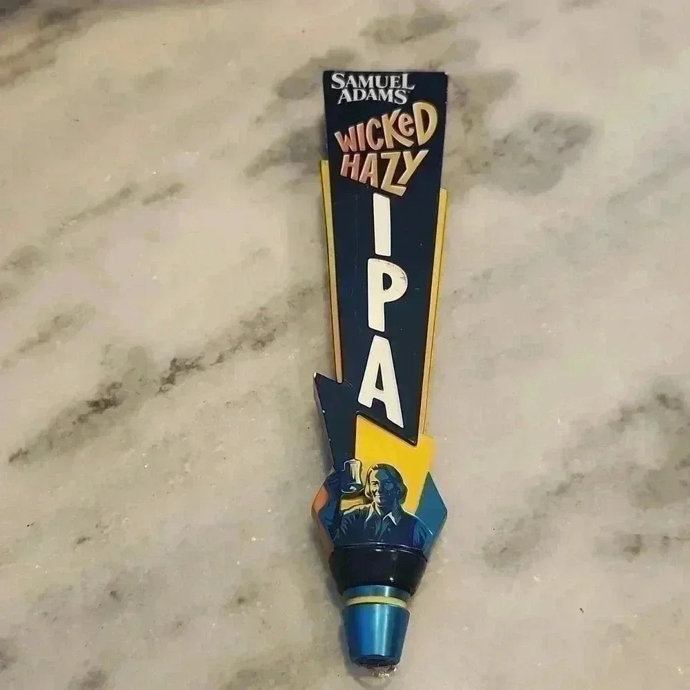 Samuel Adam's Wicked Hazy Ipa Beer handle tap